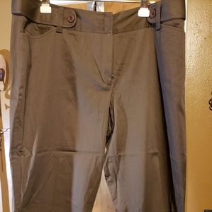 Brown crop pants